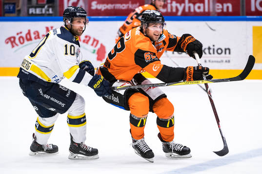 s Martin Thörnberg  och Karlskronas Daniel Gunnarsson