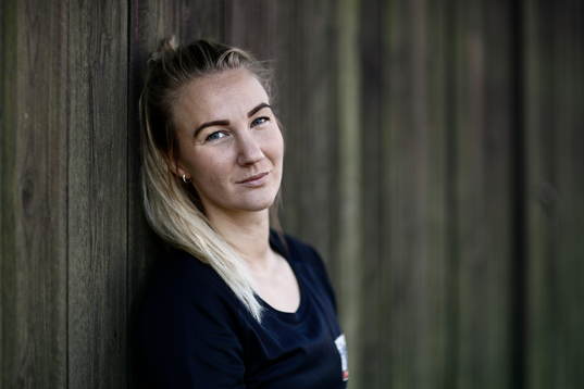 Vittsjös Emma Lundh före sin första match från start