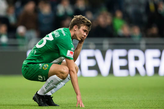 Hammarbys Marcus Degerlund deppar