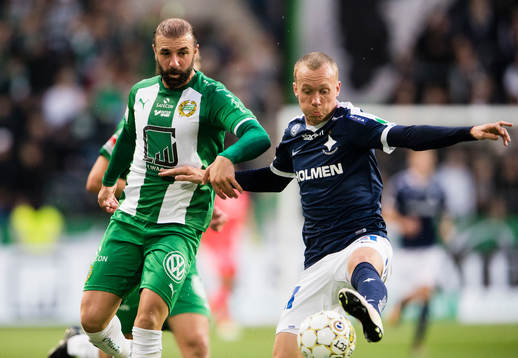Hammarbys Kennedy Bakircioglu och Norrköpings Gudmundur