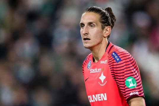 Norrköpings målvakt David Mitov Nilsson