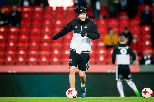 Nicklas Bendtner of Rosenborg