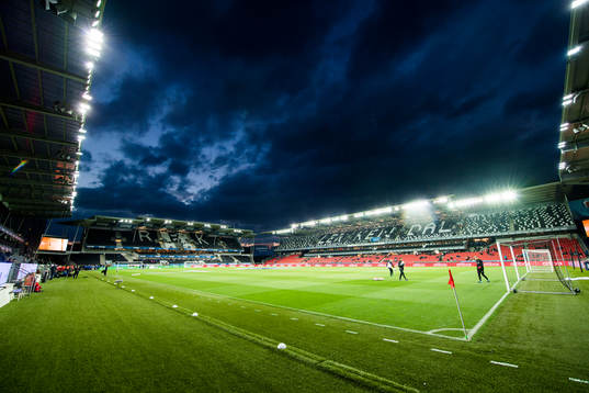 General interior view of Lerkendal stadion