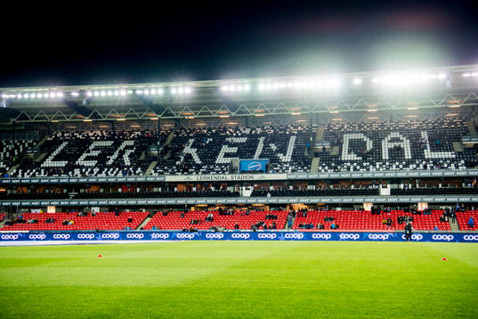 General interior view of Lerkendal stadion