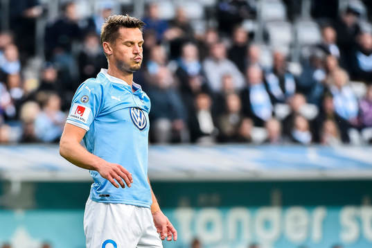 Malmö FFs Markus Rosenberg deppar