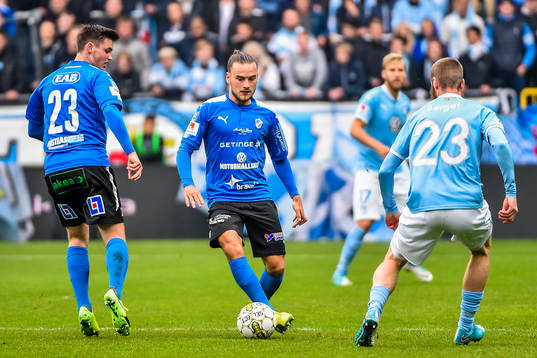 Halmstads Jonathan Svedberg och Pontus Silfwer