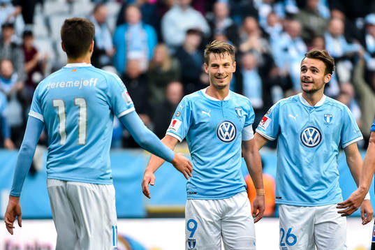 Malmö FFs Markus Rosenberg jublar