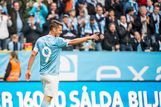 Malmö FFs Markus Rosenberg jublar
