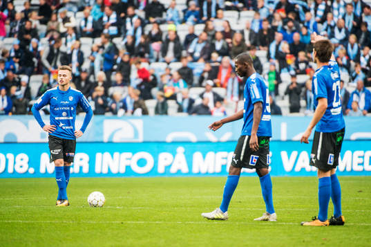 Halmstads Gabriel Gudmundsson, Aboubakar Keita och Marcus