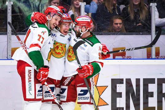 Moras Keaton Ellerby, Robin Johansson och Jacob Lagacé