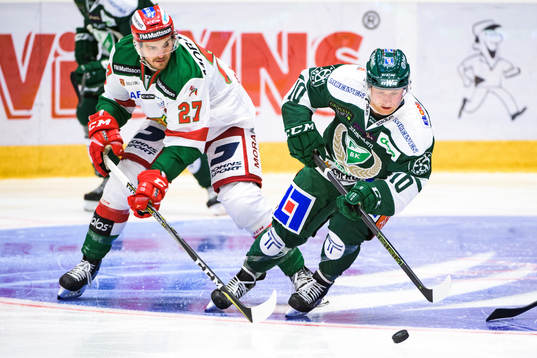 Moras Matt Bailey och Färjestads Marcus Nilsson