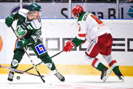 Färjestads Joakim Nygård och Moras Robin Johansson