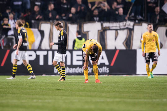 Elfsborgs spelare deppar