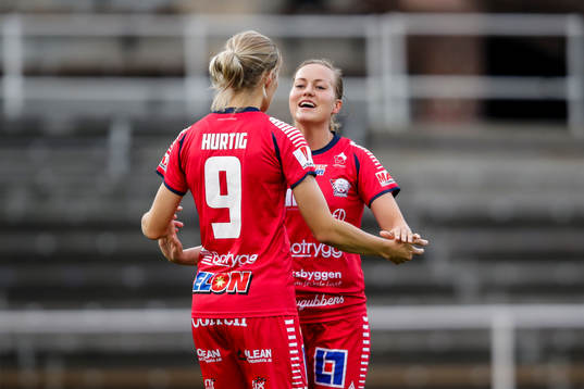 Linköpings Kristine Minde jublar