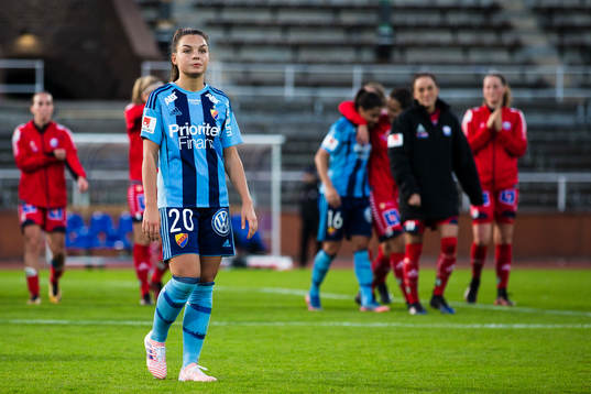Djurgårdens Johanna Rytting Kaneryd deppar