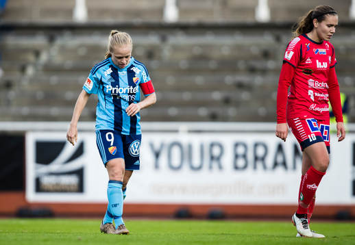 Djurgårdens Mia Jalkerud deppar