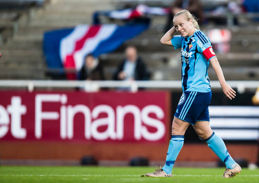 Djurgårdens Mia Jalkerud deppar