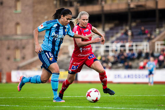 Djurgårdens Tempest-Marie Norlin och Linköpings Jonna