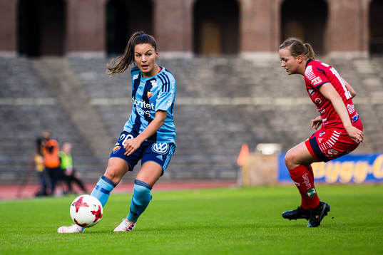 Djurgårdens Johanna Rytting Kaneryd och Linköpings