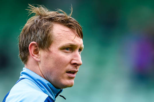 Djurgårdens Kim Källström före fotbollsmatchen i
