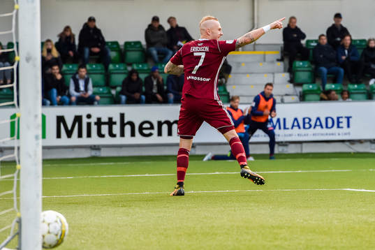 Djurgårdens Magnus Eriksson jublar
