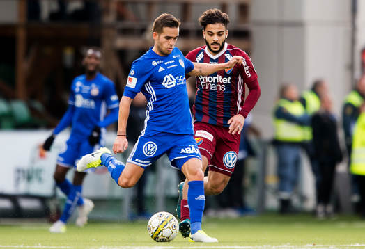 Sundsvalls Kristinn Steindorsson och Djurgårdens Othman El