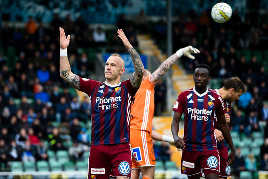 Djurgårdens Magnus Eriksson jublar