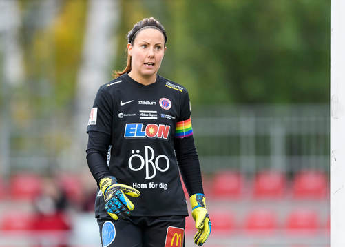 Örebros målvakt Carola Söberg