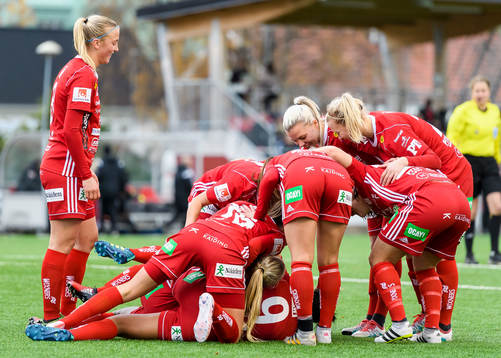 Piteåspelarna jublar