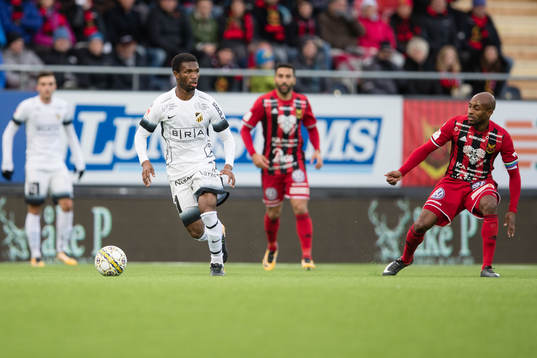 Häckens Mohammed Abubakari mot Östersunds Fouad Bachirou
