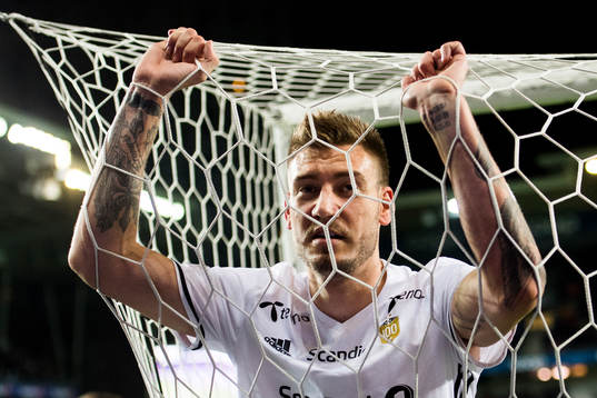 Nicklas Bendtner of Rosenborg