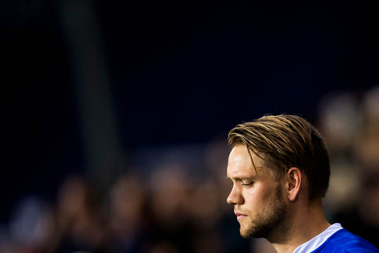 Ole Jørgen Halvorsen of Sarpsborg enters the pitch
