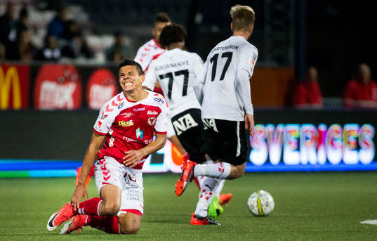 Kalmars Romário Pereira Sipião har ont