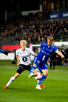 Birger Meling of Rosenborg and Ole Jørgen Halvorsen of