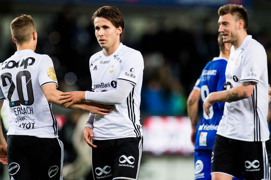 Alex Gersbach, Anders Trondsen and Nicklas Bendtner of