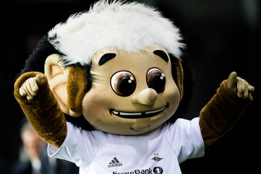 A mascot of Rosenborg