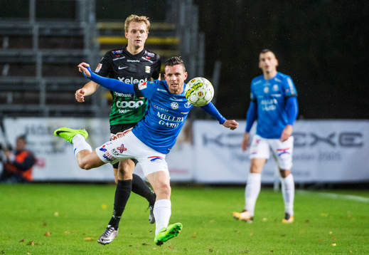 Trelleborgs Kristian Haynes mot Varbergs Jakob Olsson