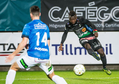 Varbergs Thomas Boakye mot Trelleborgs Alexander Blomqvist