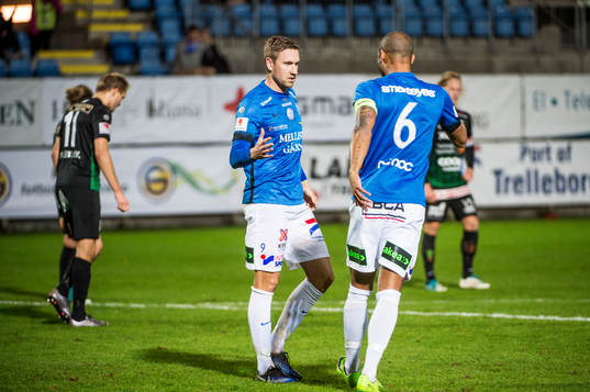Trelleborgs Marcus Pode jublar