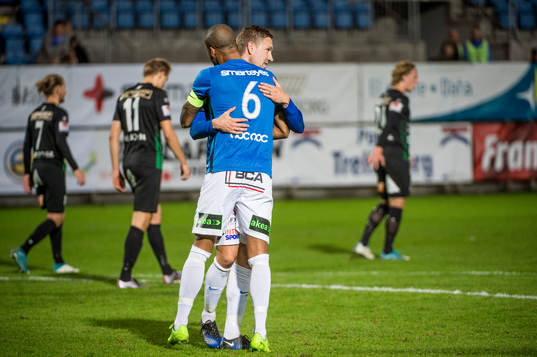 Trelleborgs Marcus Pode jublar