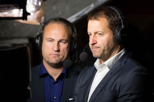 s kommentator Chris Härenstam och expert kommentator