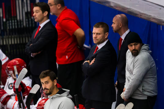 Vaclav Varada head coach of Ocelari Trinec