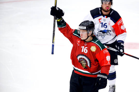 Frölundas Filip Westerlund jublar