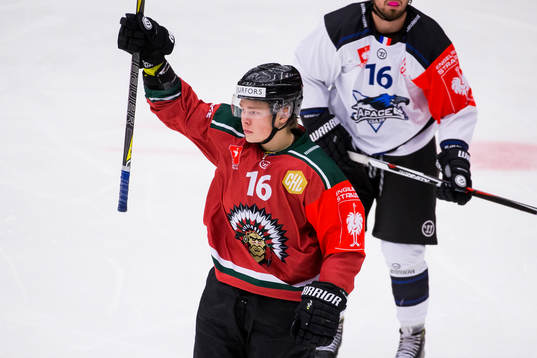 Frölundas Filip Westerlund jublar