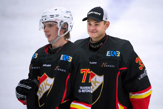 Nittorps Fredrik Zetterström och målvakt Christoffer