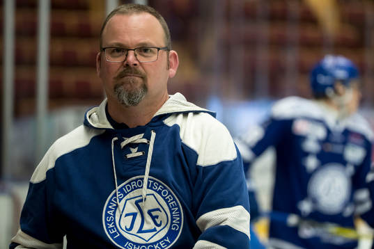 Leksands nya materialförvaltare Rob Flahiff  innan
