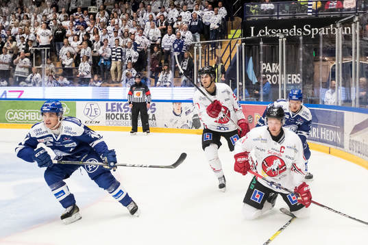 Leksands Oskar Lang Vita Hästens Jesper Samuelsson och