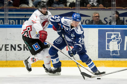 Vita Hästens Alexander Anderberg och Leksands David Åslin
