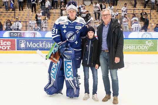 Leksands målvakt Jonas Arntzen ytsedd till matchens lirare