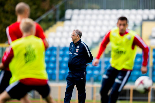 Lars Lagerbäck, head coach of Norway